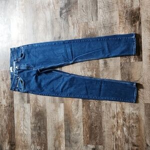 Cotton & Co jeans mid rise slim straight women's 30 mild blue